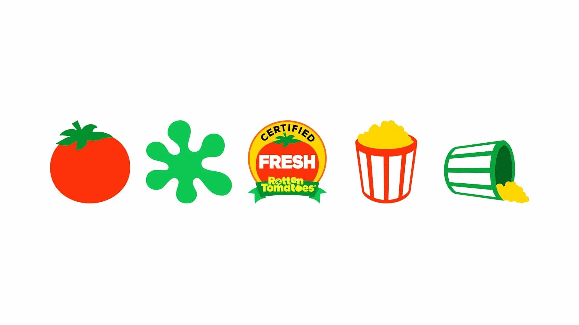 Rotten Tomatoes symbols for the Tomatometer, Certified Fresh, the Popcornmeter and related audience ratings.