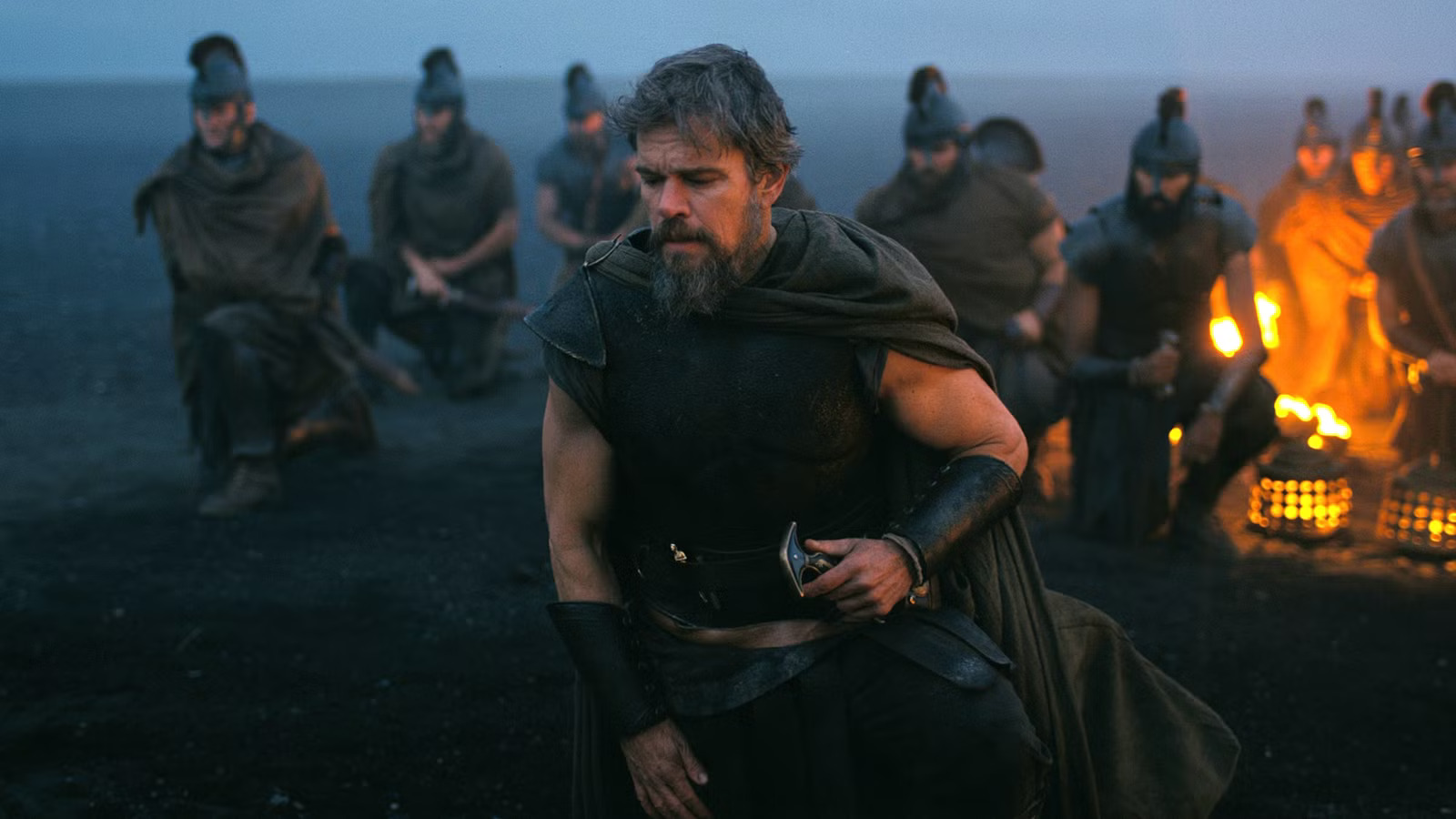 Matt Damon as Odysseus in The Odyssey