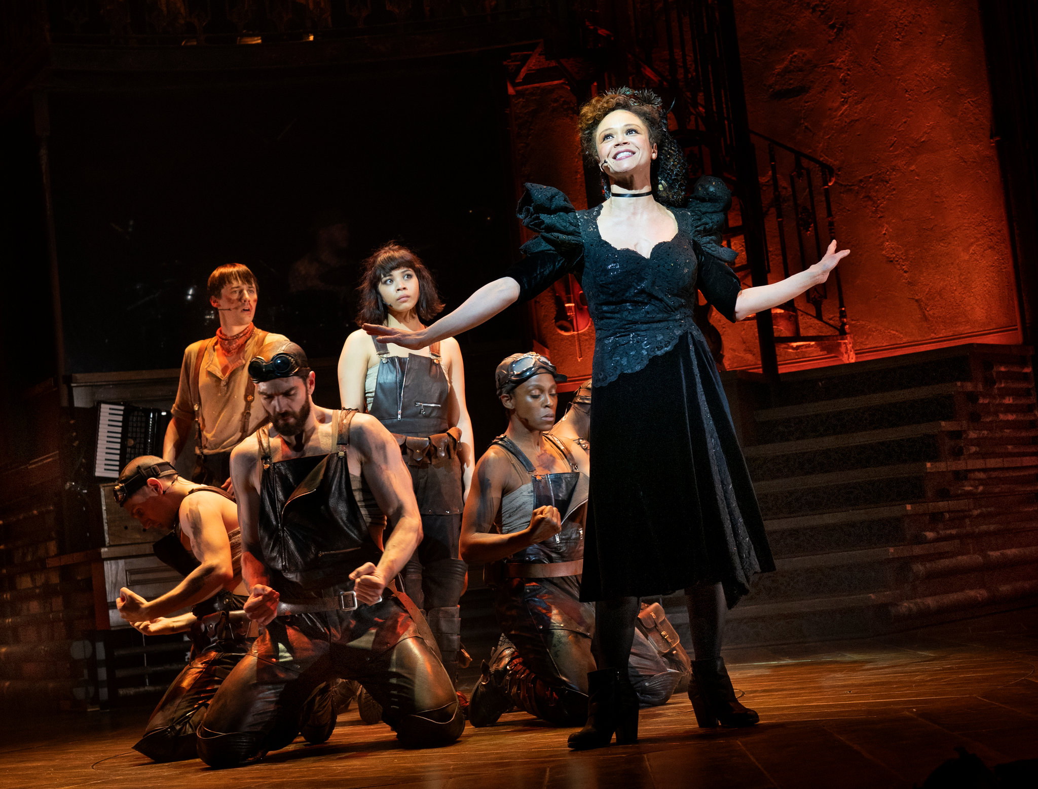 A still from Hadestown: The Musical