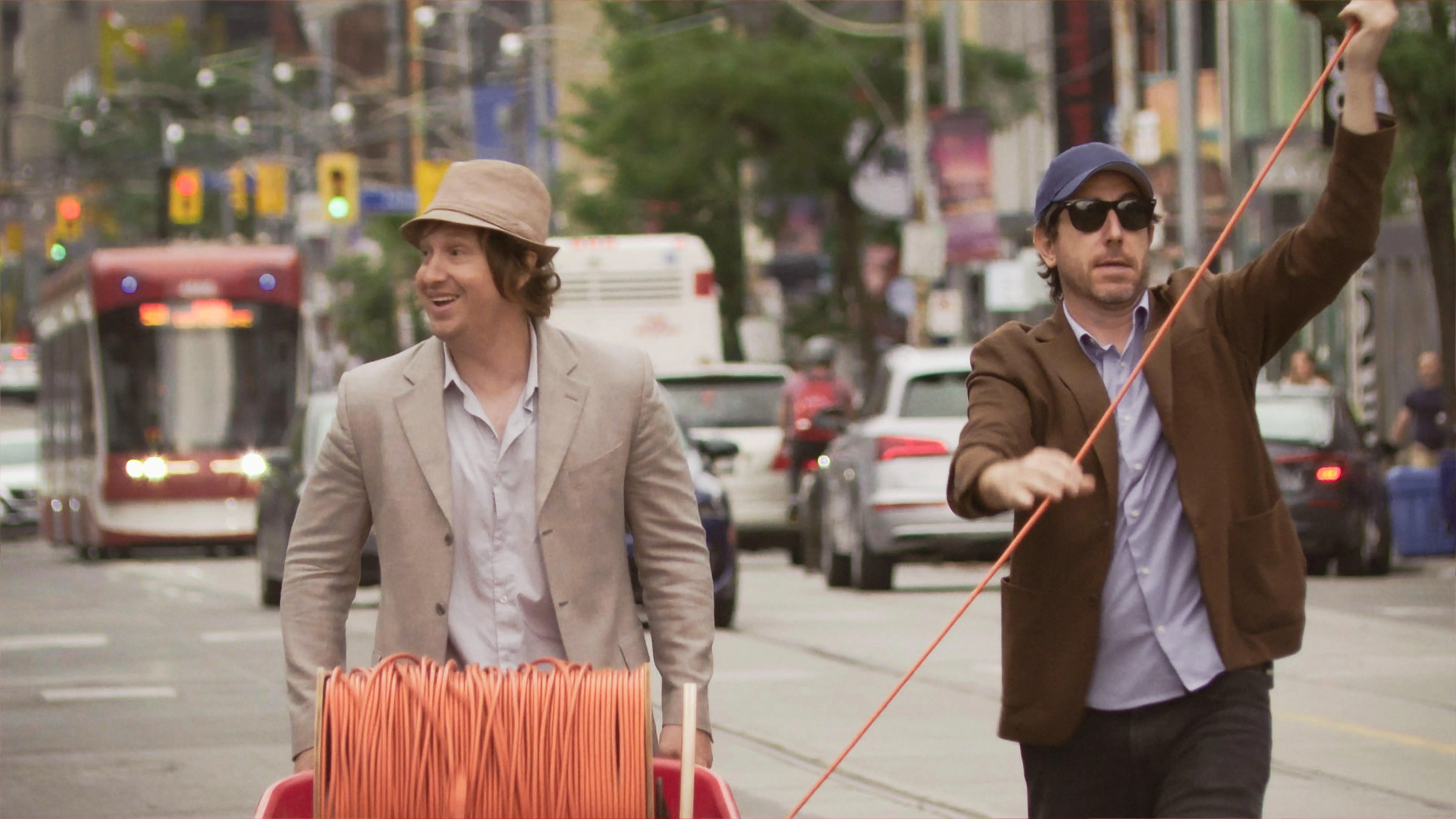 A still from Nirvanna the Band the Show the Movie