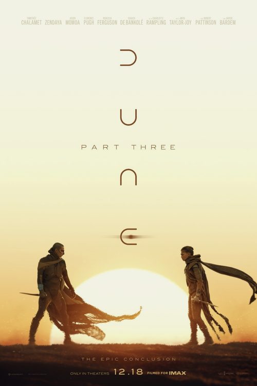 Dune: Part Three poster