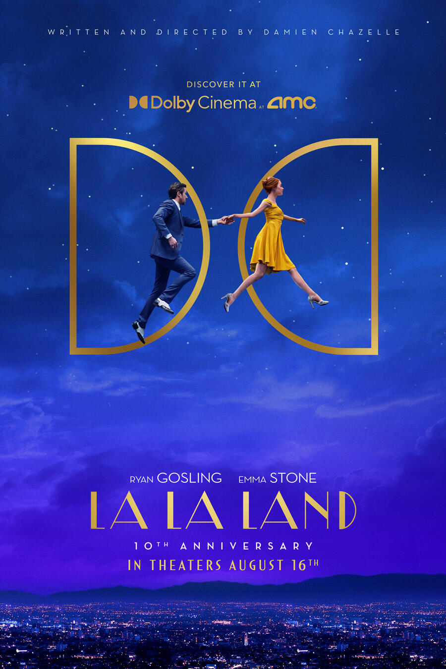 La La Land 10th anniversary poster