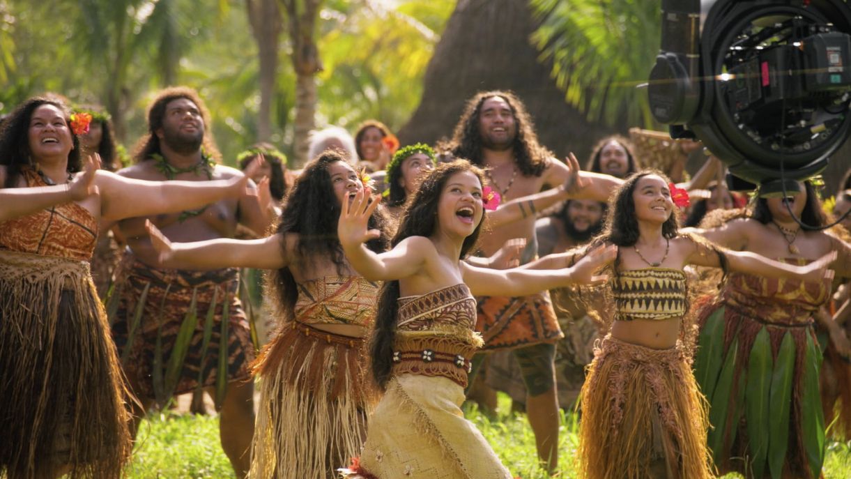 A tense confrontation on the island in Moana