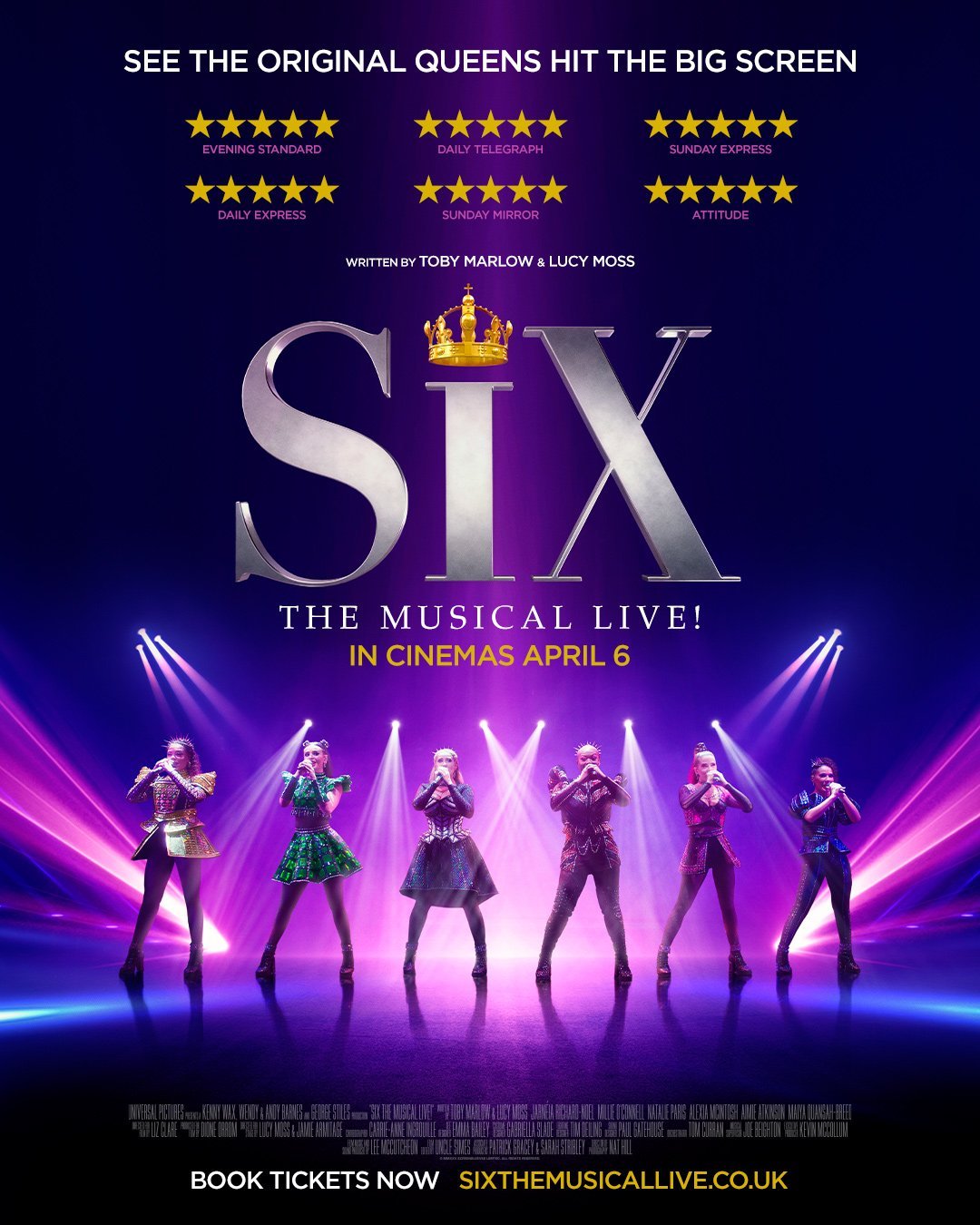 SIX the Musical Live! poster